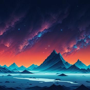 Fantasy mountain wallpaper