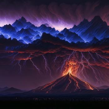 Lightning sky wallpaper