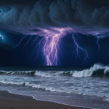 Beautiful lightning wallpaper