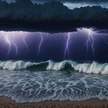 Beautiful lightning wallpaper