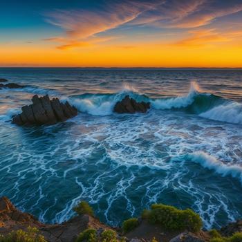Sea wave wallpaper