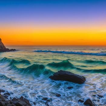 Sea rock wallpaper