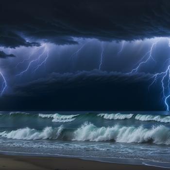 Beautiful lightning wallpaper