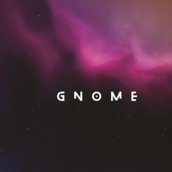 Gnome violet galaxy background