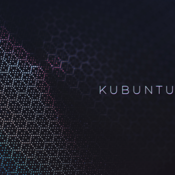 Kubuntu - High tech background
