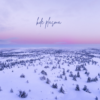 KDE Plasma -Winter landscape