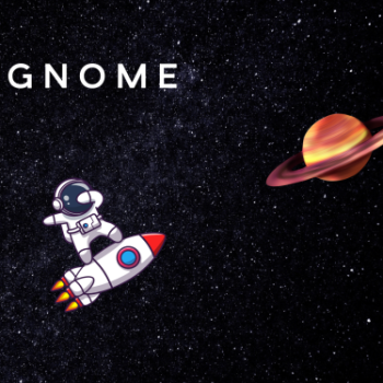 Gnome - Astronaut going to space