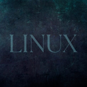Linux - Dark green background