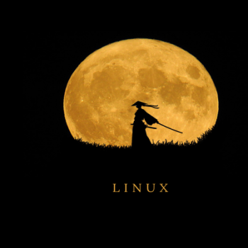 Linux  - Samurai silhouette