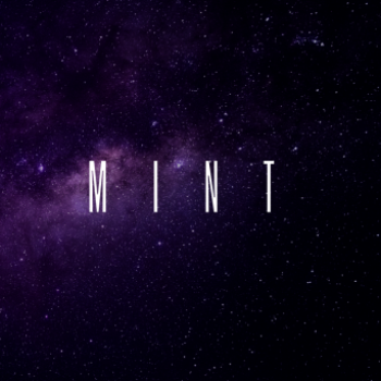 Linux Mint - Galaxy on background