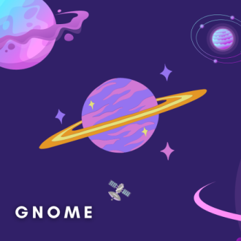 Gnome - Purple space and planets