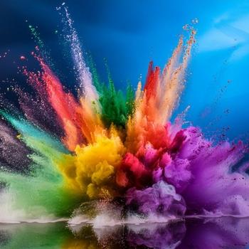 Explosion of colors