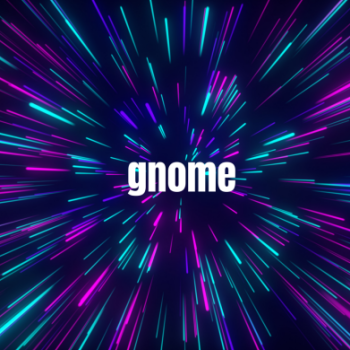 Gnome - Neon lights