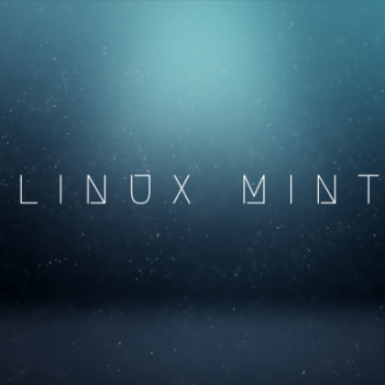 Linux Mint - Rain drops on window
