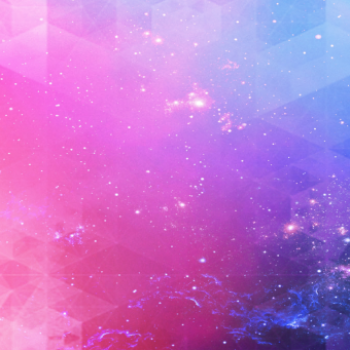 Archlinux - Pink and blue starry galaxy