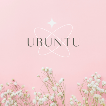 Ubuntu - Floral and light pink wallpaper