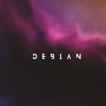 Debian - Purple pink universe sky