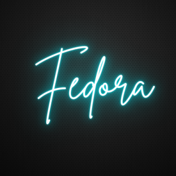 Fedora - Neon light