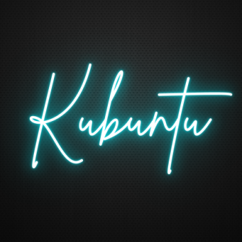 Kubuntu - Neon light