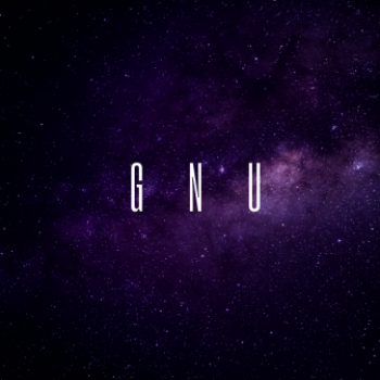 GNU - Purple galaxy