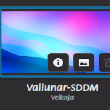 Vallunar SDDM