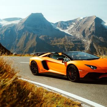 Lamborghini Supercar Grossglockner Austria 5K