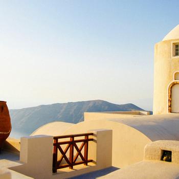 Santorini Buildings 2022 Greece Travel 5K Phot..