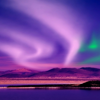 Colorful Beautiful Natural Aurora Borealis