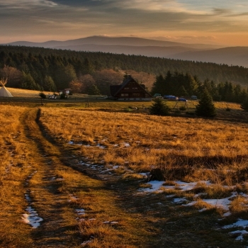 village field poland mountains