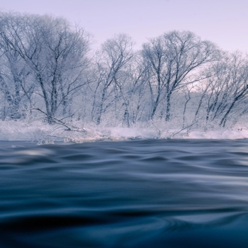 Winter Rime Unfrozen river 2021 NatureScape 5K..