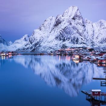 Body of Water Near Mountain