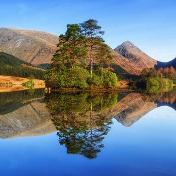 Autumn mountain lake reflection 2020 Scenery P..