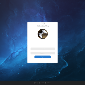 Nebula SDDM Theme