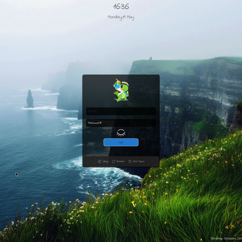 Transparent SDDM Theme