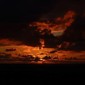 Sunset clouds wallpaper