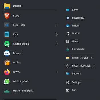 Windows 7 Start Menu for KDE