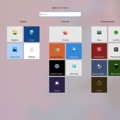 TiledLauncher - KDE Store