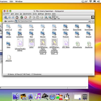 KDE apps using the new Mac X11 server - KDE Store