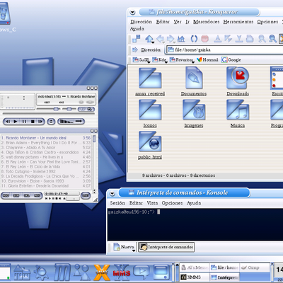 My new Aqua Fusion Desktop - KDE Store