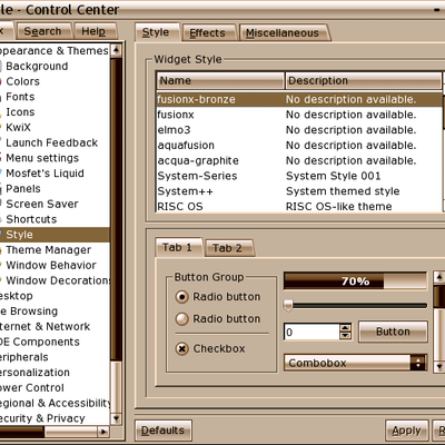 Fusion X Bronze - KDE Store