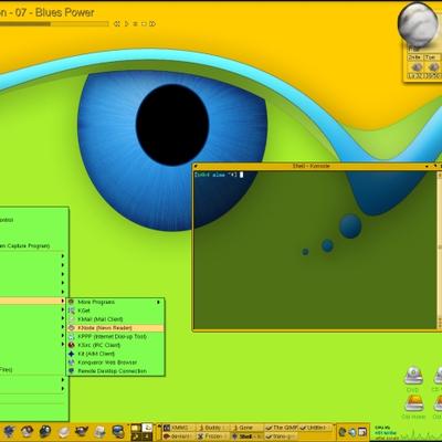 Blue Eyed Desktop - KDE Store
