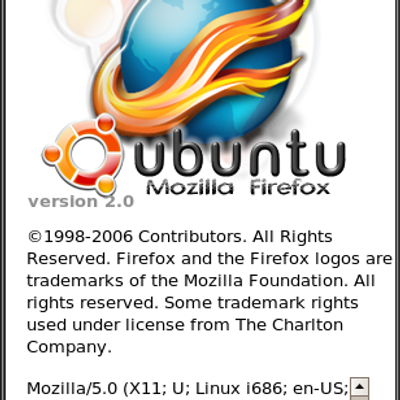 Ubuntu Firefox About Dialog - KDE Store