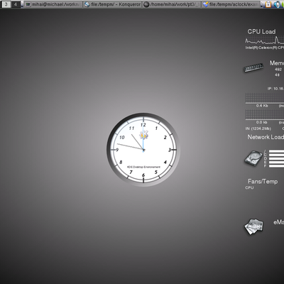 karamba analog clock big - KDE Store