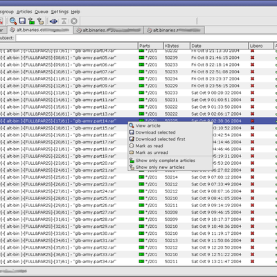 KLibido (Usenet binaries downloader) - addons.videolan.org