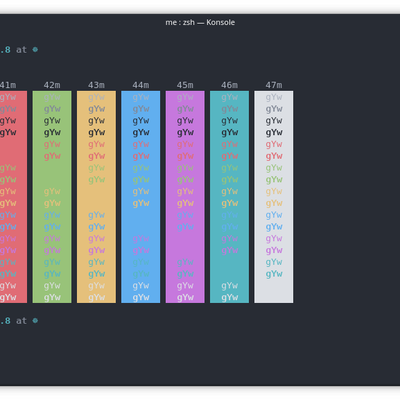 One Dark Konsole - KDE Store