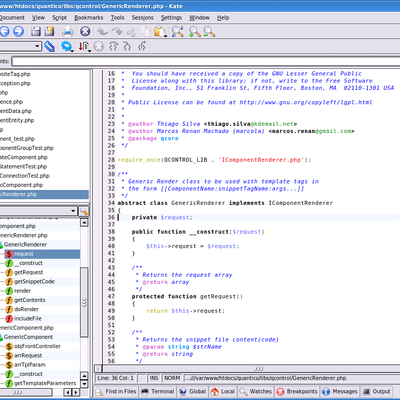 Kate PHP Browser Plugin - KDE Store