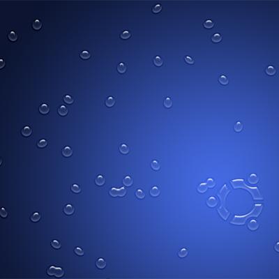 Ubuntu Drop Blue - KDE Store
