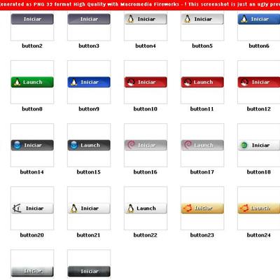 Kbfx 27 buttons Pack (English/Portuguese - KDE Store