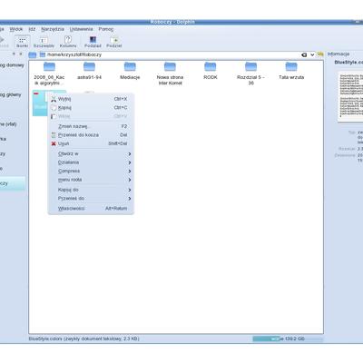 Blue Style - KDE Store