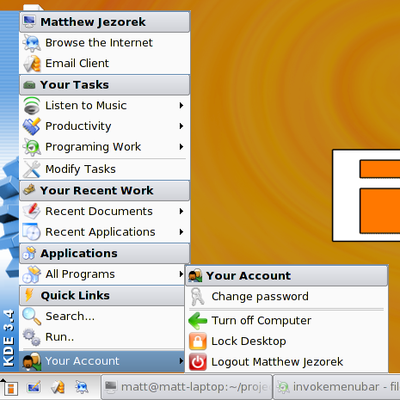 Invoke Menu - KDE Store